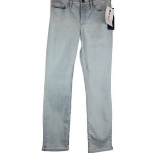 NWT Athleta Sculptek Skinny Crop Stretch Jeans Glacier Light Wash Size 6
